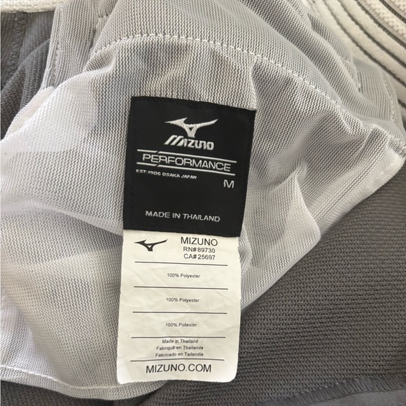 Mizuno Performance Baseball Pants Men’s Medium Gray Sports Pants Athleticwear - Picture 2 of 8